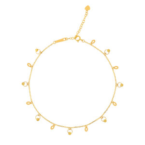 Trendy 21kt Gold Anklet Designs to Stay in Vogue