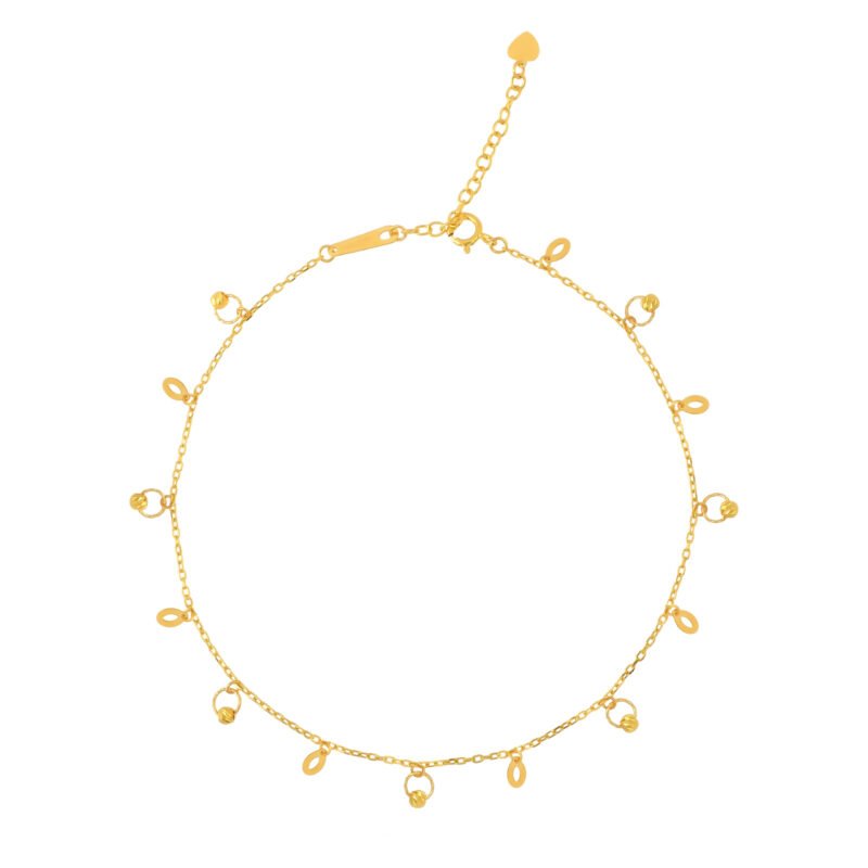 Trendy 21kt Gold Anklet Designs to Stay in Vogue