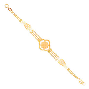 21K Gold Bracelets to Define Kids Elegance