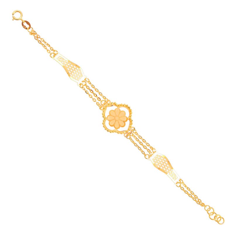 21K Gold Bracelets to Define Kids Elegance