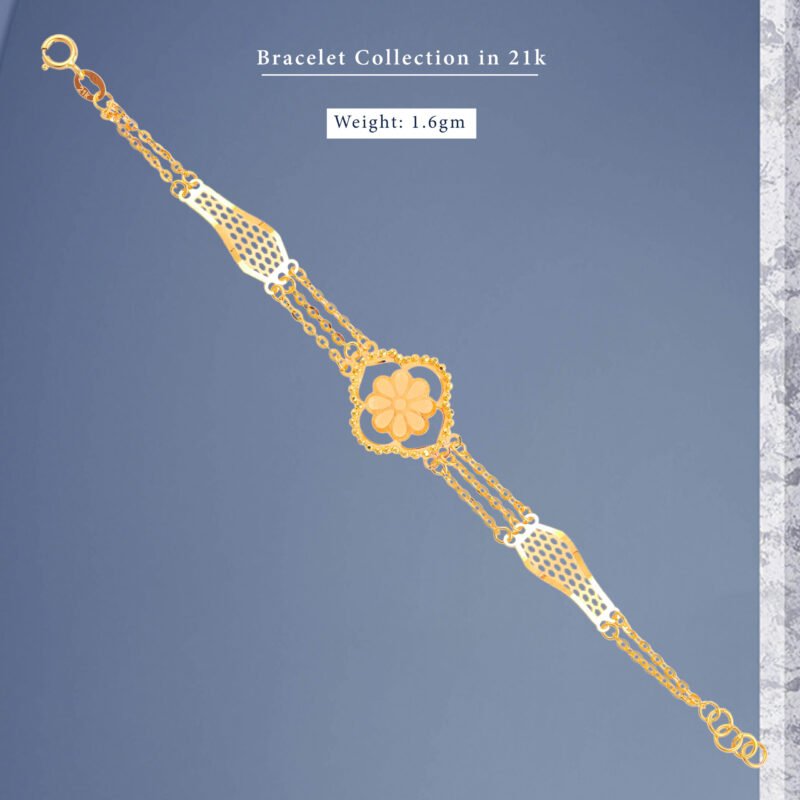 Alternative view of 21K Gold Bracelets to Define Kids Elegance