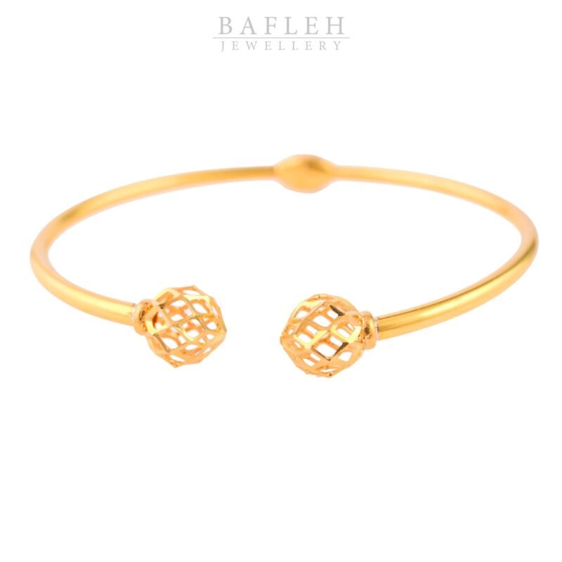 Alternative view of Elevate Your Style with our Exquisite 22kt Gold Bangle!