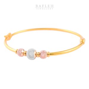 Alternative view of Make a Statement with our Luxurious 22kt Gold Bangle!