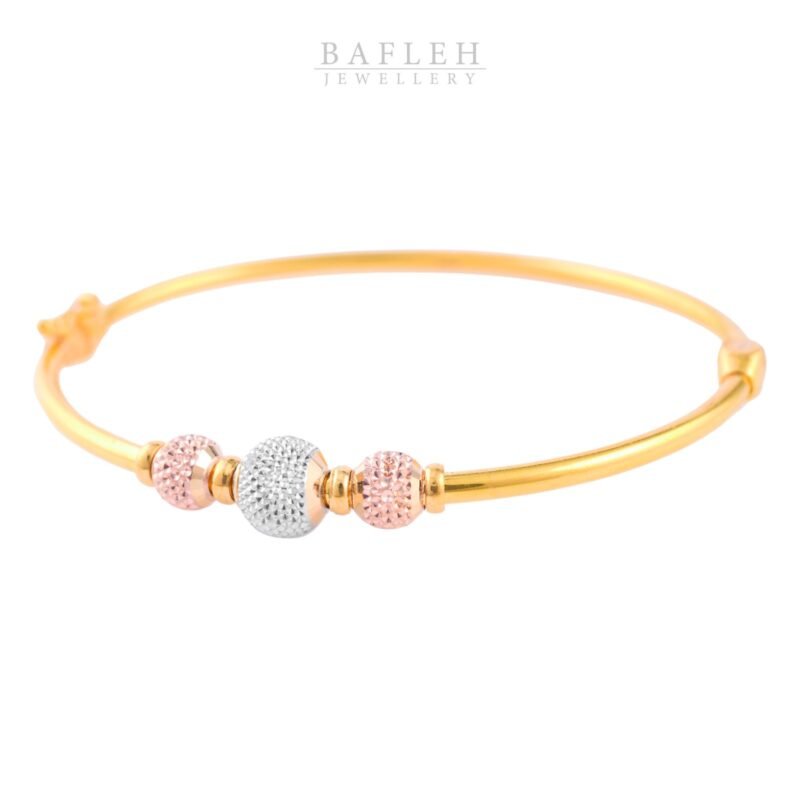 Alternative view of Make a Statement with our Luxurious 22kt Gold Bangle!