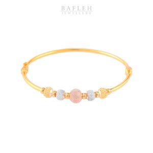 Captivate Hearts with our Enchanting 22kt Gold Bangle!