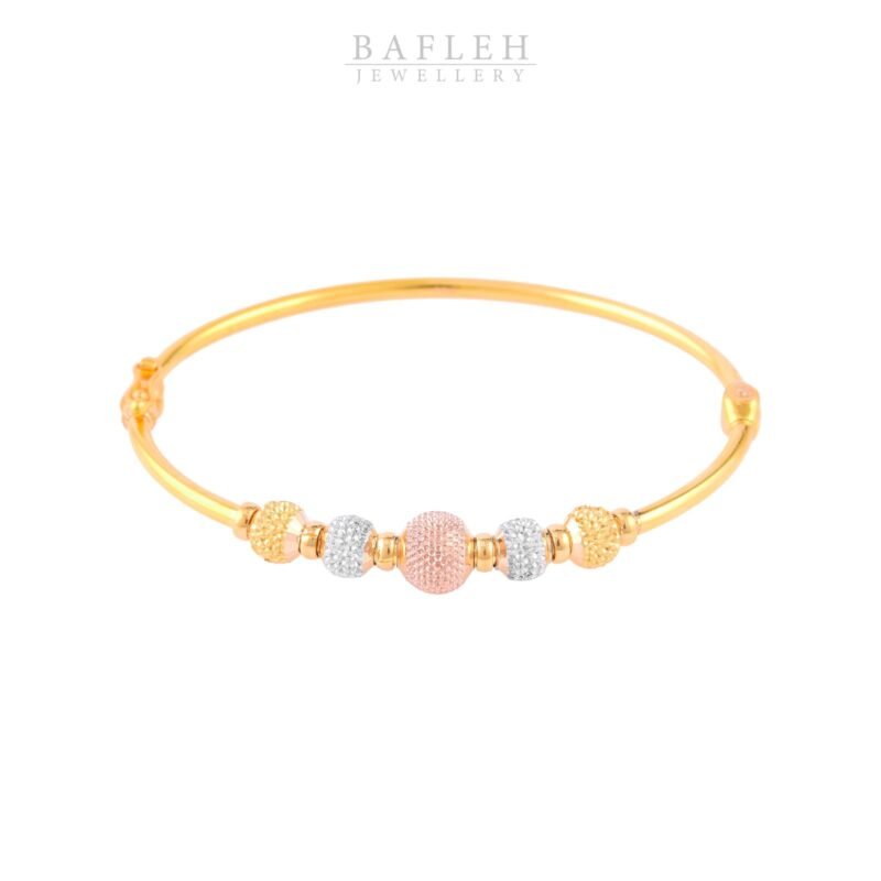 Captivate Hearts with our Enchanting 22kt Gold Bangle!
