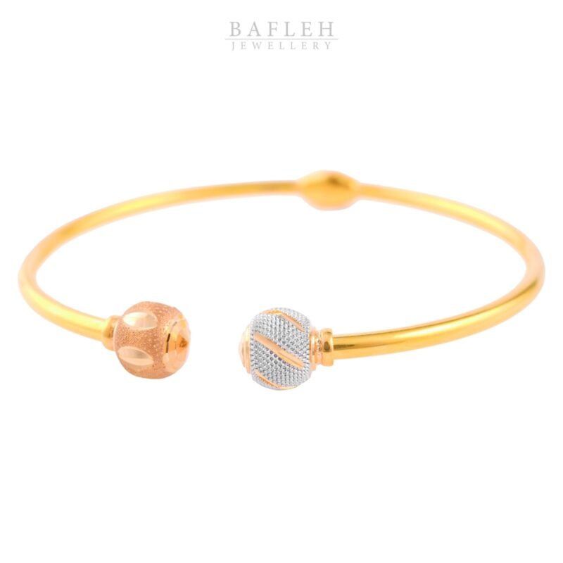 Alternative view of A Touch of Gold, A Touch of Grace - 22kt Gold Bangle!