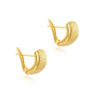 Alternative view of Delicate 18k Gold Earrings for Subtle Charm