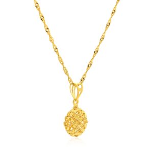 Alternative view of Explore the Brilliance of 21kt Gold Necklaces