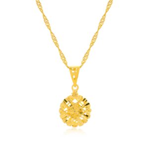 Explore the Brilliance of 21kt Gold Necklaces