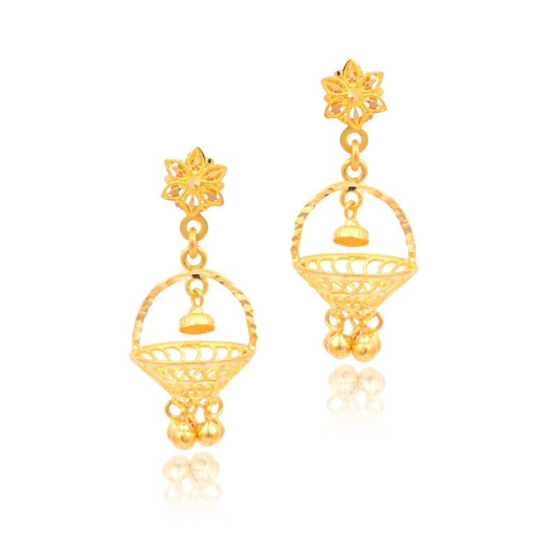Cultural Influences on 22kt Gold Jhumki Earrings Around the World