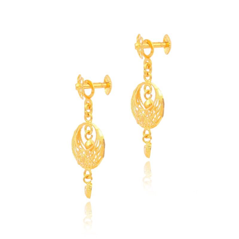 Alternative view of Celebrities and Influencers Flaunting 22kt Gold Earrings
