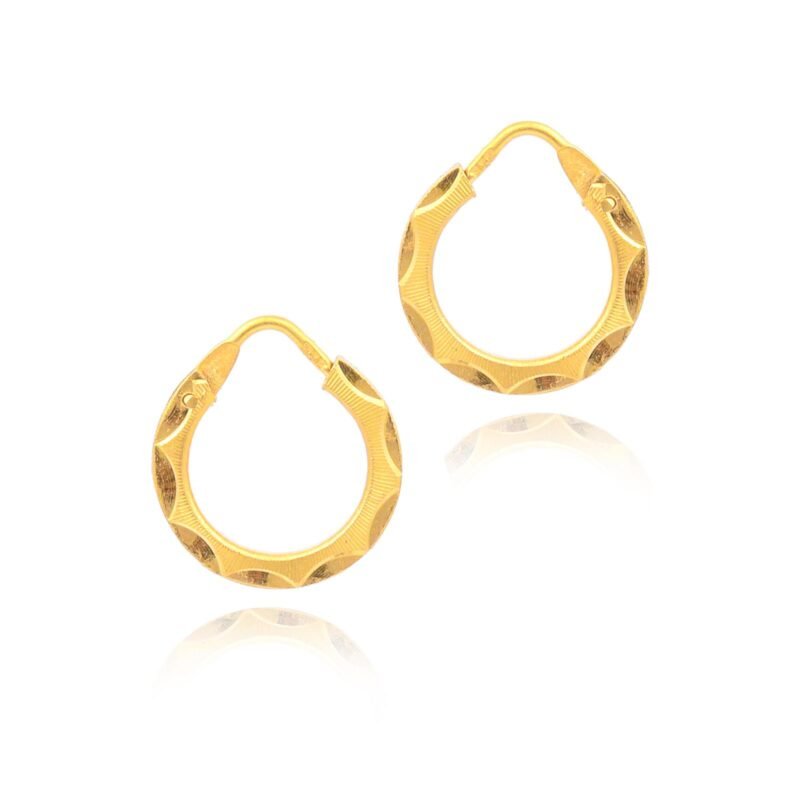 Alternative view of Innovations and Trends in 22kt Gold Earring Designs