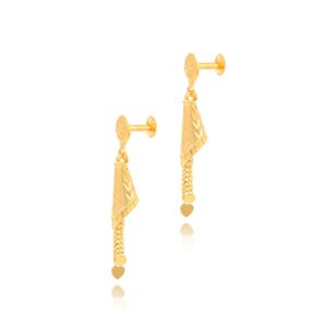 Alternative view of Famous Celebrities Sporting 22kt Gold Jhumki Earrings
