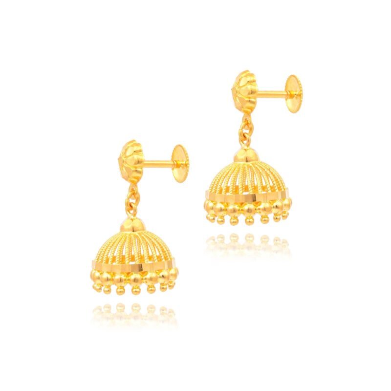 Alternative view of Pairing 22kt Gold Earrings with Different Outfits and Occasions