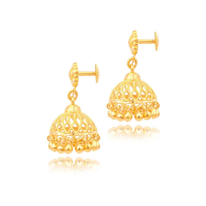 Alternative view of Celebrities and Influencers Flaunting 22kt Gold Earrings