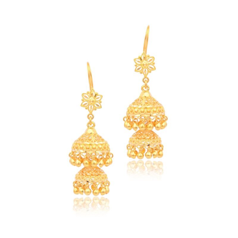 Introduction to 22kt Gold Jhumki Earrings