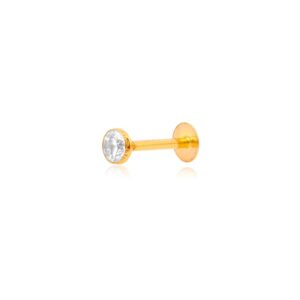 Alternative view of Nose Pin Styling Tips for Various Occasions in 22kt gold
