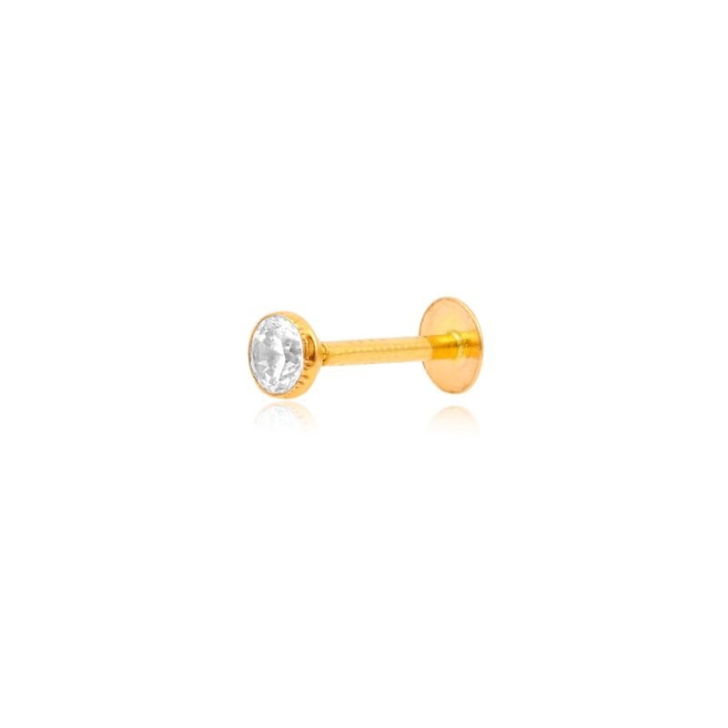 Alternative view of Nose Pin Styling Tips for Various Occasions in 22kt gold