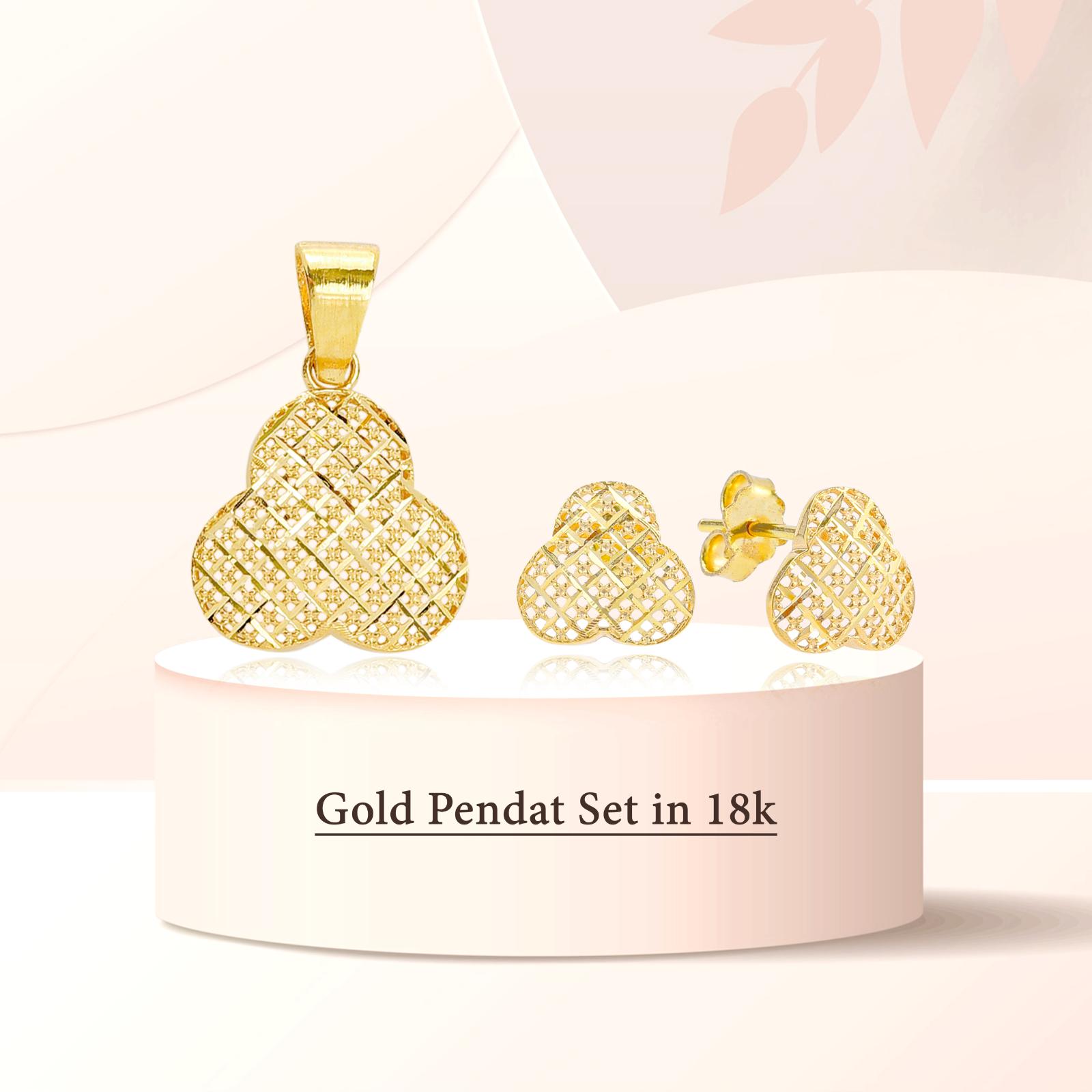 18K Gold Pendant Sets for Modern Tastes - Image 7