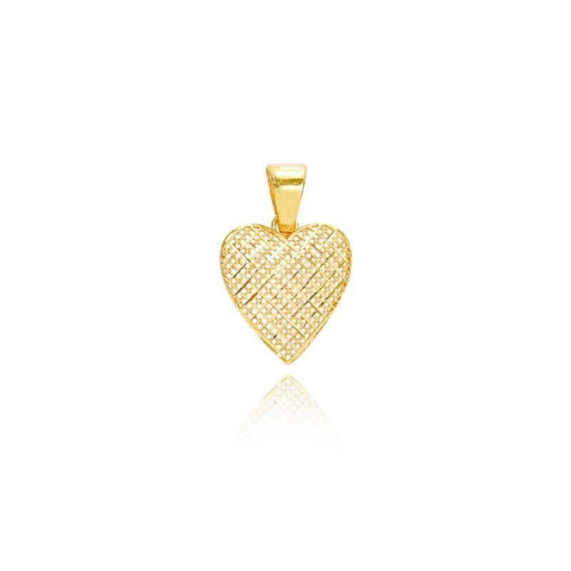 Alternative view of 18K Gold Pendant Sets with Subtle Charms