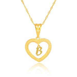 22k Gold Heart-Shaped Necklace Elevate Your Love Story