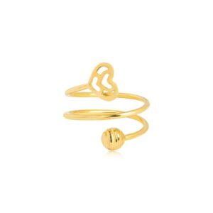 Alternative view of 18k Gold Heart shape Gold Ring
