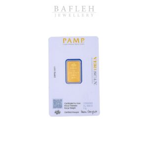 Alternative view of 5g PAMP Gold Bar ? 999.9 Fine Gold Perfection