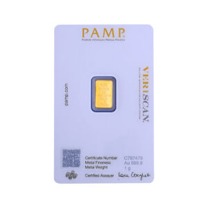 Alternative view of 1 Gram PAMP Bar ? A Trusted Name in Fine Gold