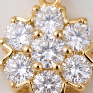 Alternative view of Stunning 14K Gold Pendant Set Collection at Bafleh Jewellery