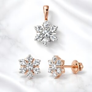 Graceful 14K Pendant Sets Designed with Elegance at Bafleh Jewellery