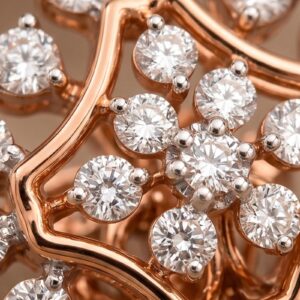 Alternative view of Redefine Elegance with 14K Gold & Natural Diamond Earrings