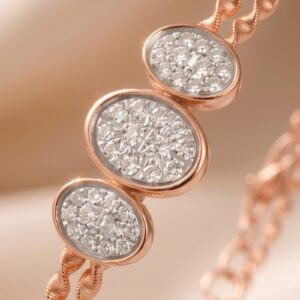 Alternative view of Timeless Elegance Redefined with a 14K Gold Diamond Bangle by Bafleh Jewellery