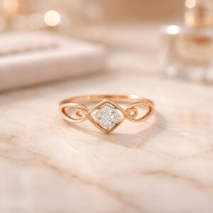 Alternative view of Luxury Redefined Bafleh Jewellery Introduces First Ever 14K Rose Gold Diamond Ring Collection for the Modern Elegant Woman