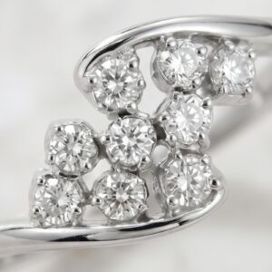 Alternative view of Elegance You have Never Seen Before  New Launch of 14K White Gold Diamond Rings Now Arrived at Bafleh Jewellery