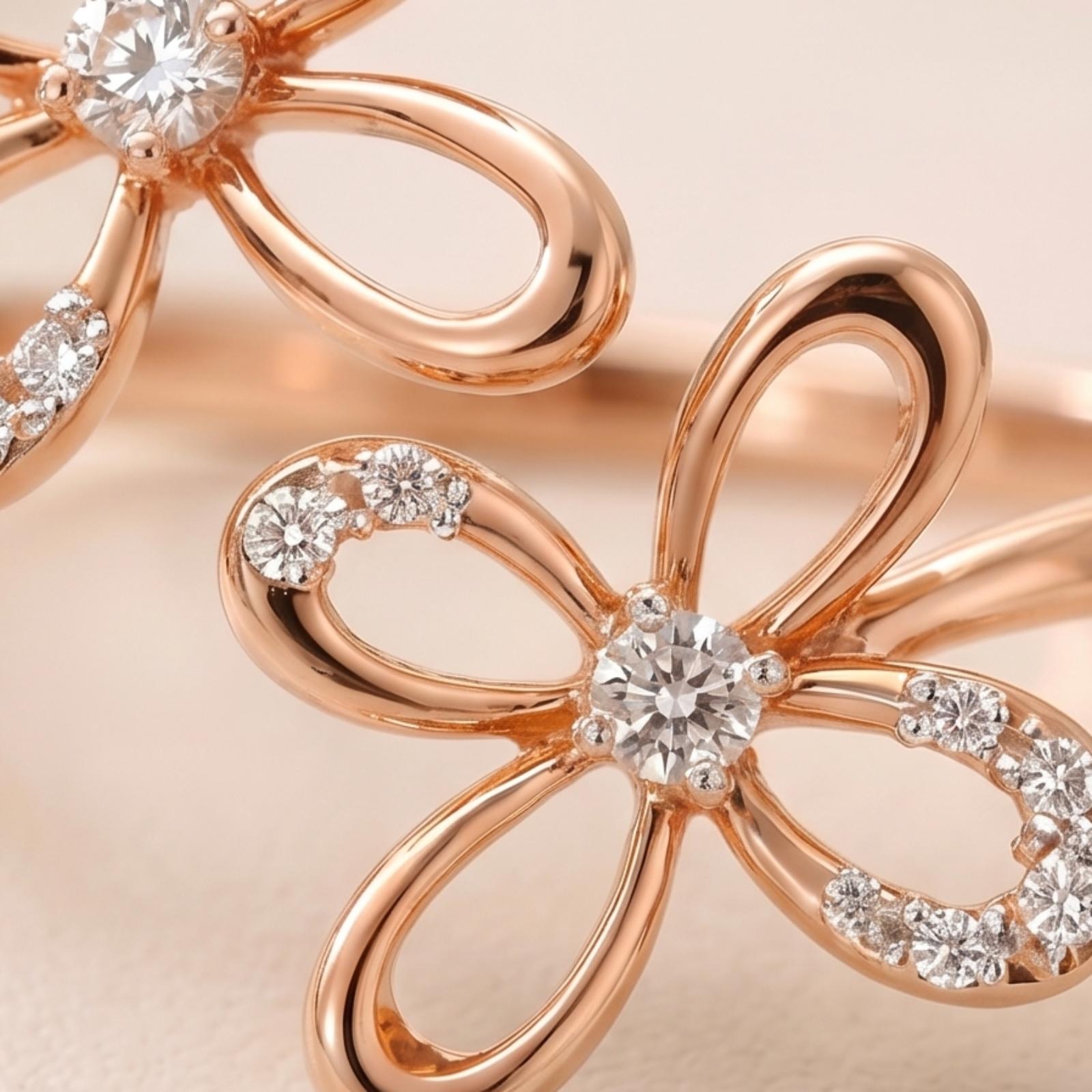First Time Ever at Bafleh Jewellery Premium 14K Rose Gold Diamond Ring Collection Inspired by Modern Luxury and Classic Craftsmanship - Image 2