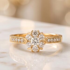 Sparkle in Gold, Shine in Diamond  First Time Launch of 14K Yellow Gold Ring Collection Now at Bafleh Jewellery