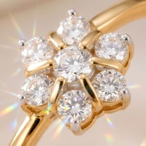 Alternative view of Step Into Luxury with Bafleh Jewellery First Ever Launch of 14K Yellow Gold Diamond Rings Designed for Refined Taste and Radiant Sparkle