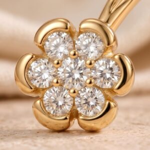 Alternative view of Be the First to Experience Luxury  Bafleh Jewellery Launches Exclusive New Lounge Collection of 14K Yellow Gold Diamond Rings