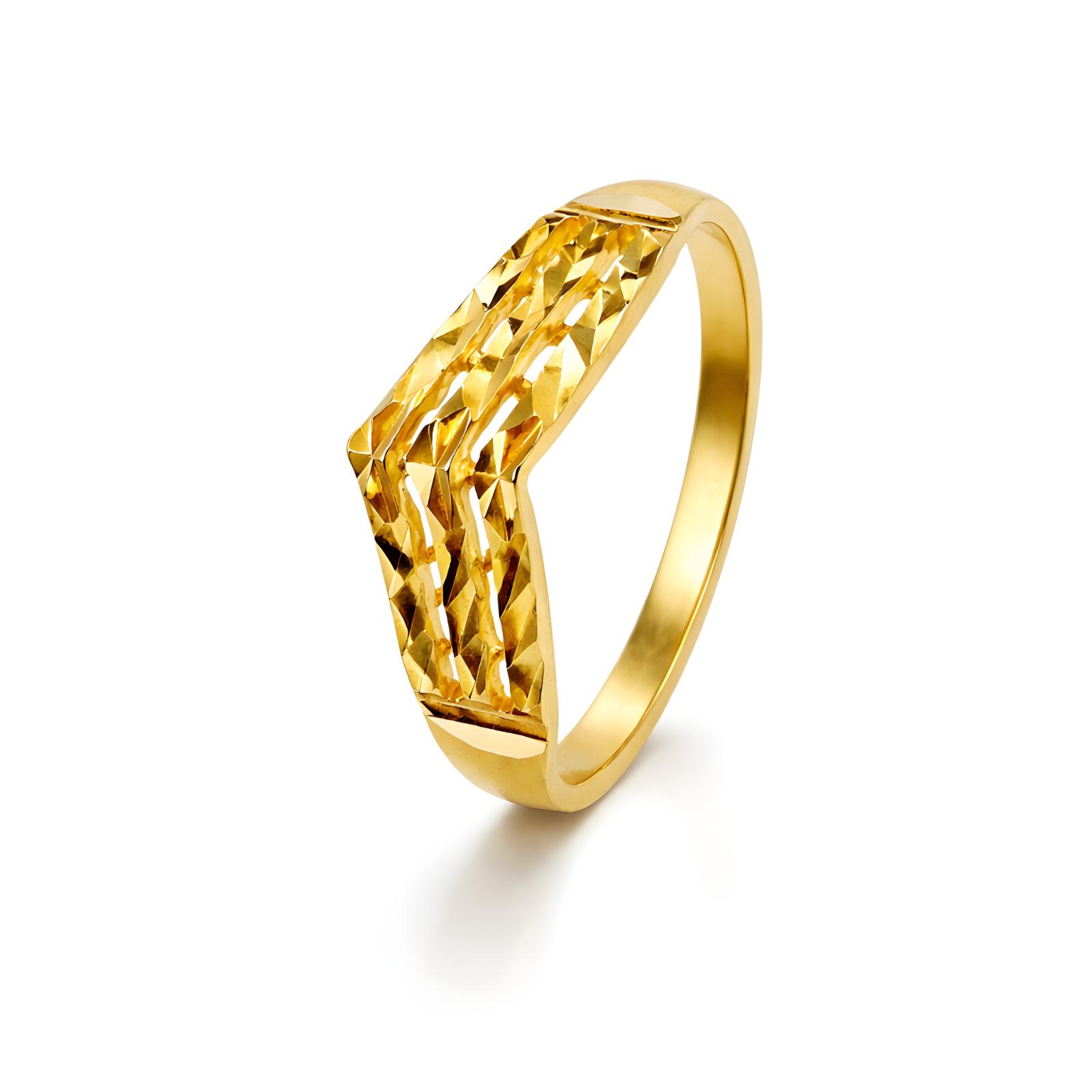 True Gold Sophistication Luxury 22KT Stylish Gold Ring Collections by Bafleh Jewellery - Image 4