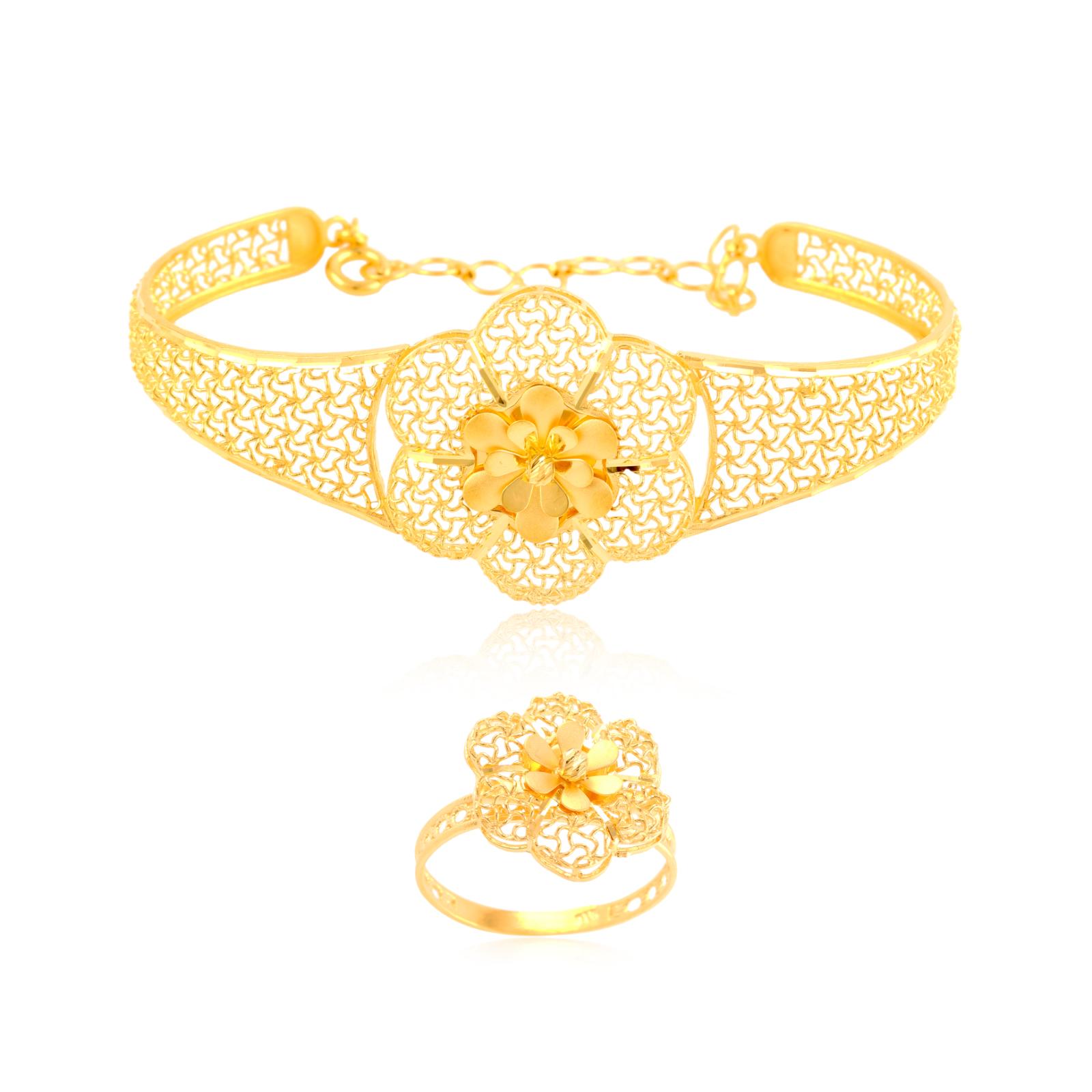 Explore Our 22kt Gold Bangle Set Collection