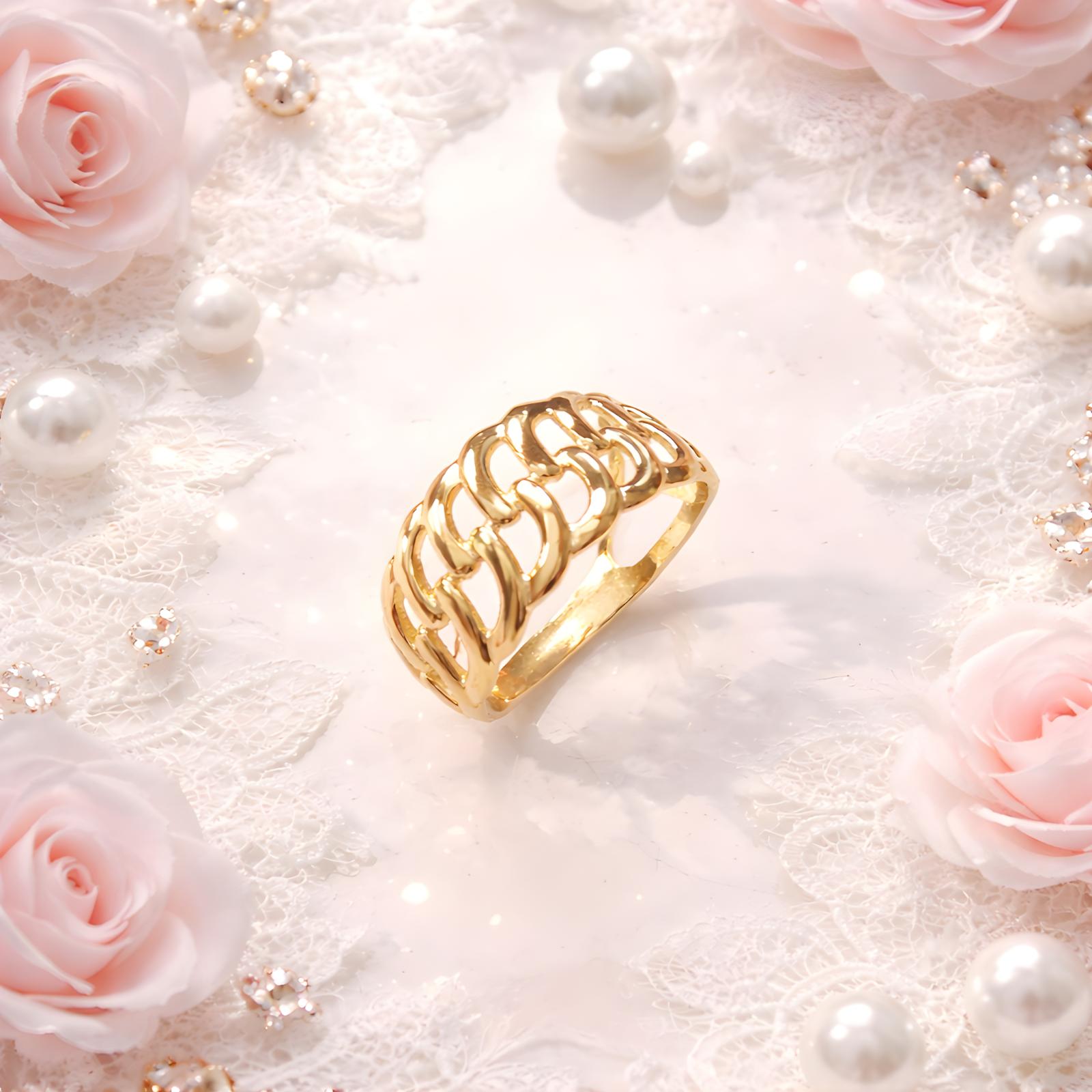 Versatile Shine 18KT Lightweight Yellow Gold Ring Designed for You - Image 4