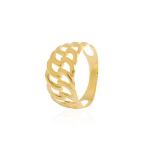 Alternative view of Versatile Shine  18KT Lightweight Yellow Gold Ring Designed for You