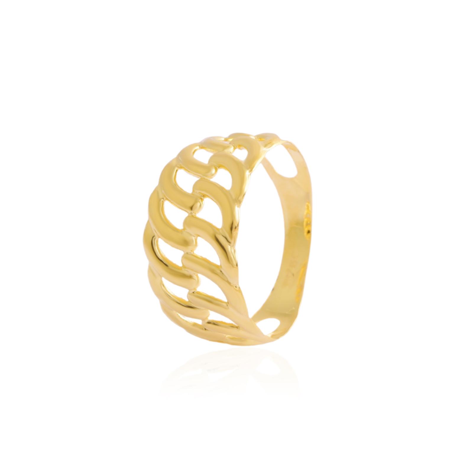 Versatile Shine 18KT Lightweight Yellow Gold Ring Designed for You - Image 2