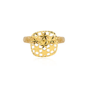 Alternative view of Perfect Fit  Timeless Style  18KT Lightweight Free Size Gold Ring