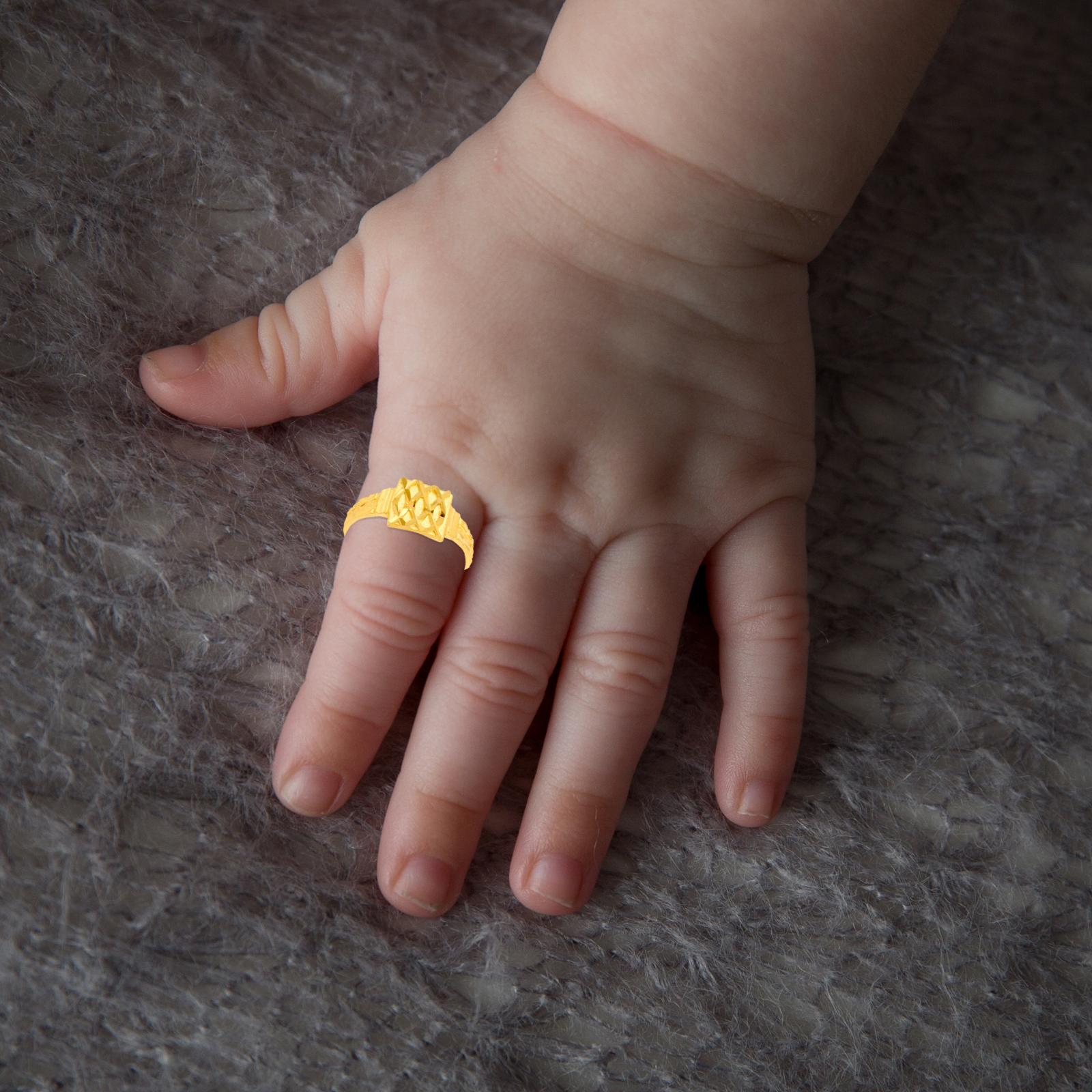 Delightful 22KT Gold Rings Crafted for Kids - Image 3