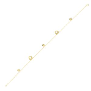 Alternative view of 18K Gold Anklet for Timeless Sophistication
