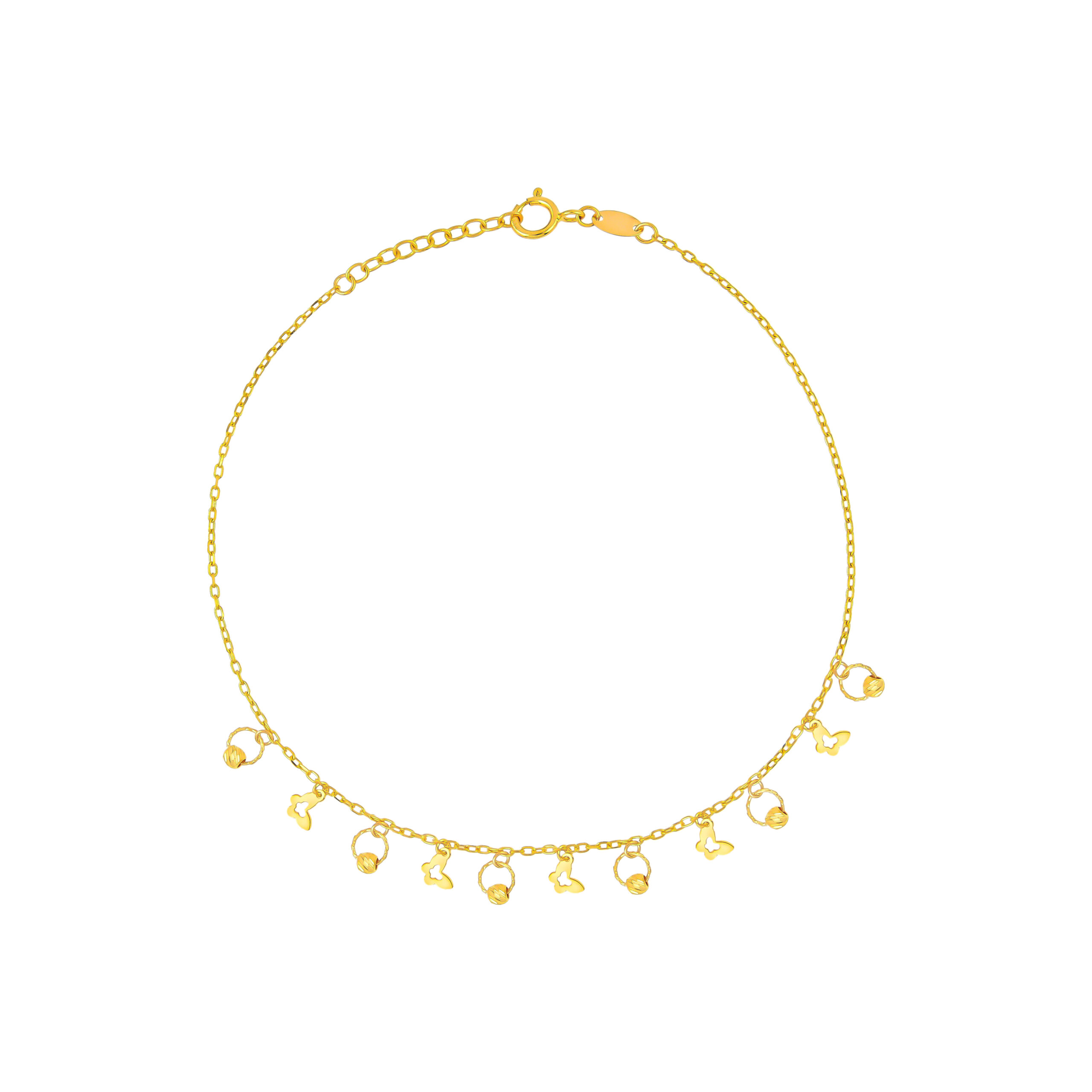 Wrap Your Love Around Her Wrist ? 21K Gold Heart Bracelet