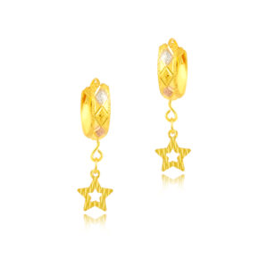 Alternative view of Versatile 21k Gold Earrings for Any Look