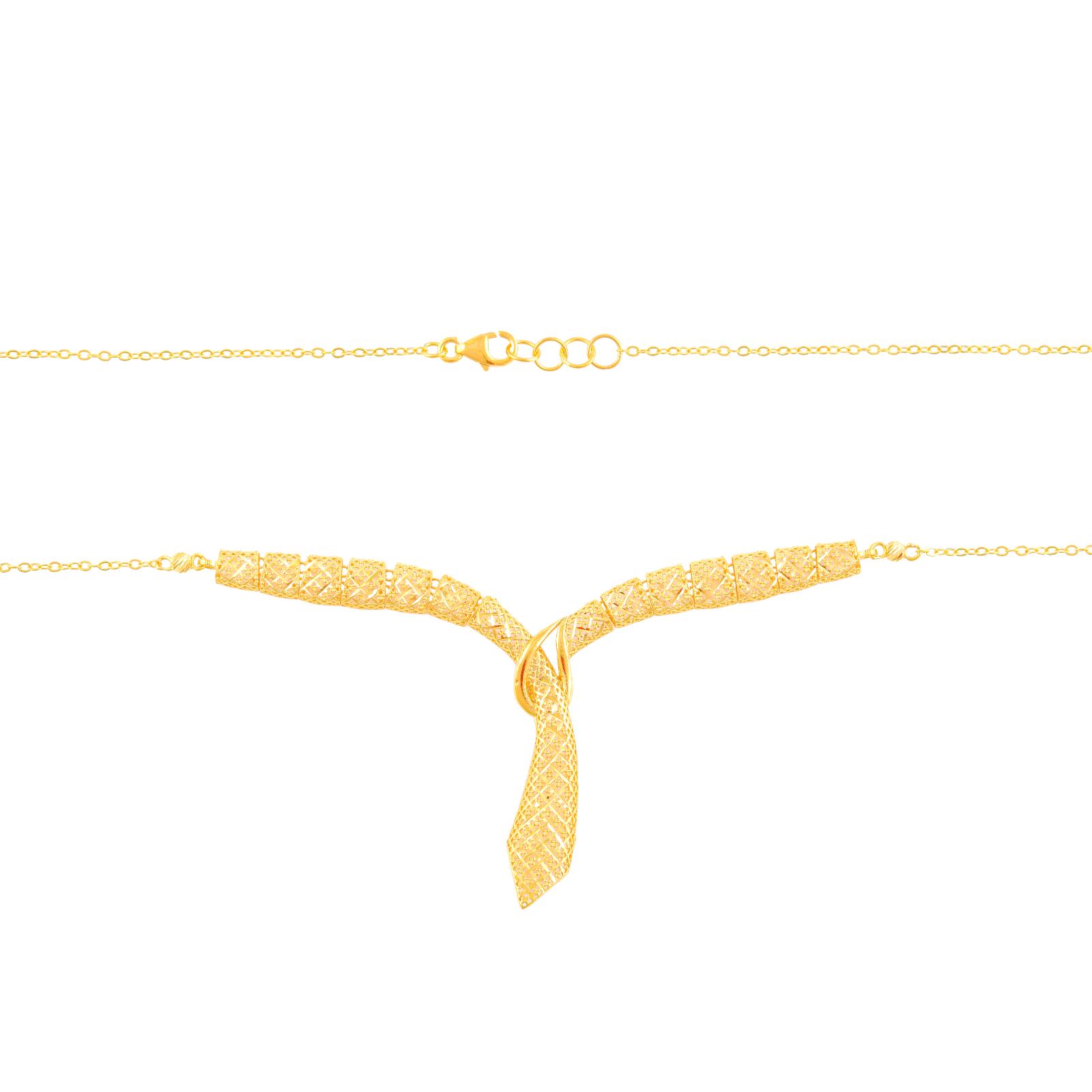 Unveiling Our Stunning 22K Gold Necklace set - Image 6